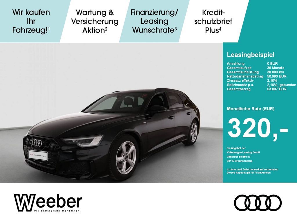 Audi A6 Avant S line PANO*AHK*NAVI*MATRIX*RFK*LEDER*5 Leasing