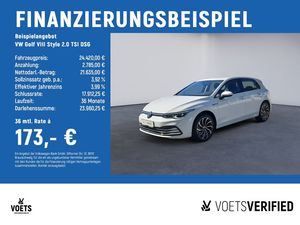Volkswagen Golf VIII Style 2.0 TSI DSG RearView+LED+NAVI