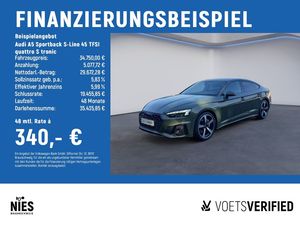 Audi A5 Sportback S-Line 45 TFSI quattro S tronic B&O