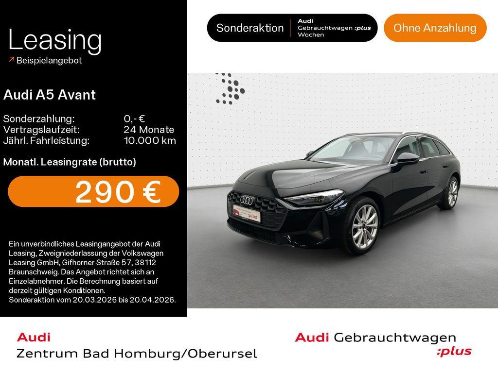 Audi A5 Avant TFSI*Navi*Alu*PDC*Virtual Cockpit*Kamer Leasing