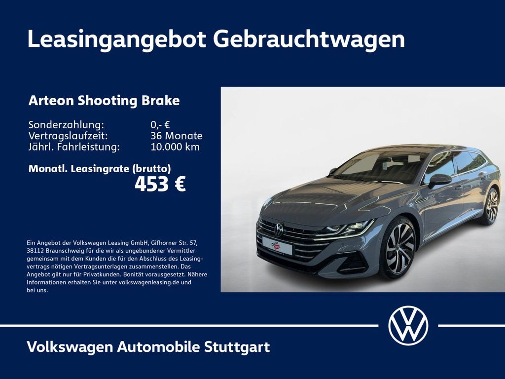 Volkswagen Arteon Shooting Brake R-Line 2.0 TDI DSG  Navi Leasing