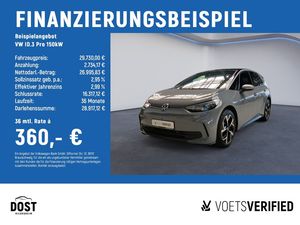 Volkswagen ID.3 Pro 150kW LED+NAVI+AreaView+RearView+ACC