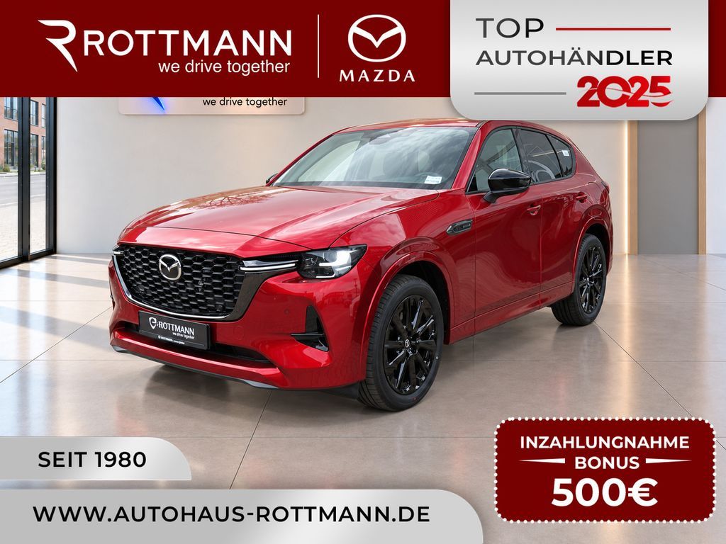 Mazda CX-60 D254ps Aut. AWD Homura Plus / Nappa Braun Leasing