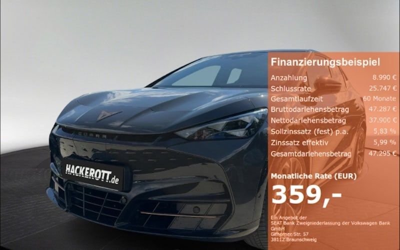 Cupra Tavascan VZ 250 KW (340 PS) / 77 KWh / 4Drive 5dr Auto kaufen