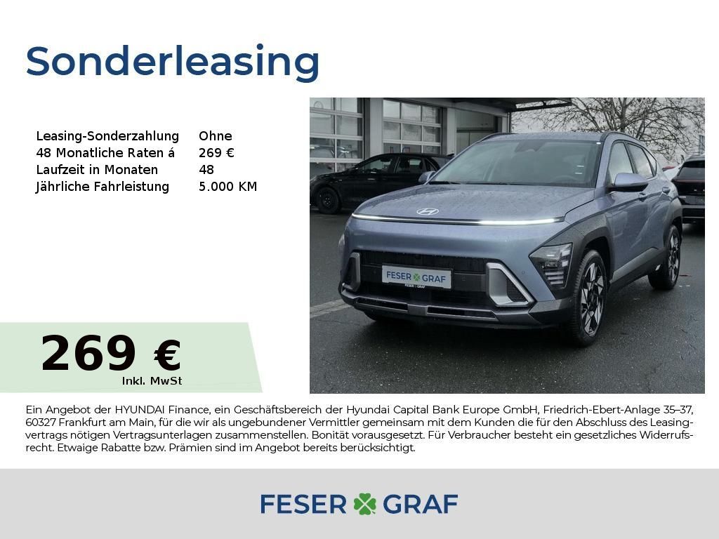 Hyundai Kona PRIME DCT BOSE NAVI LED SHZ LHZ 360° Leasing