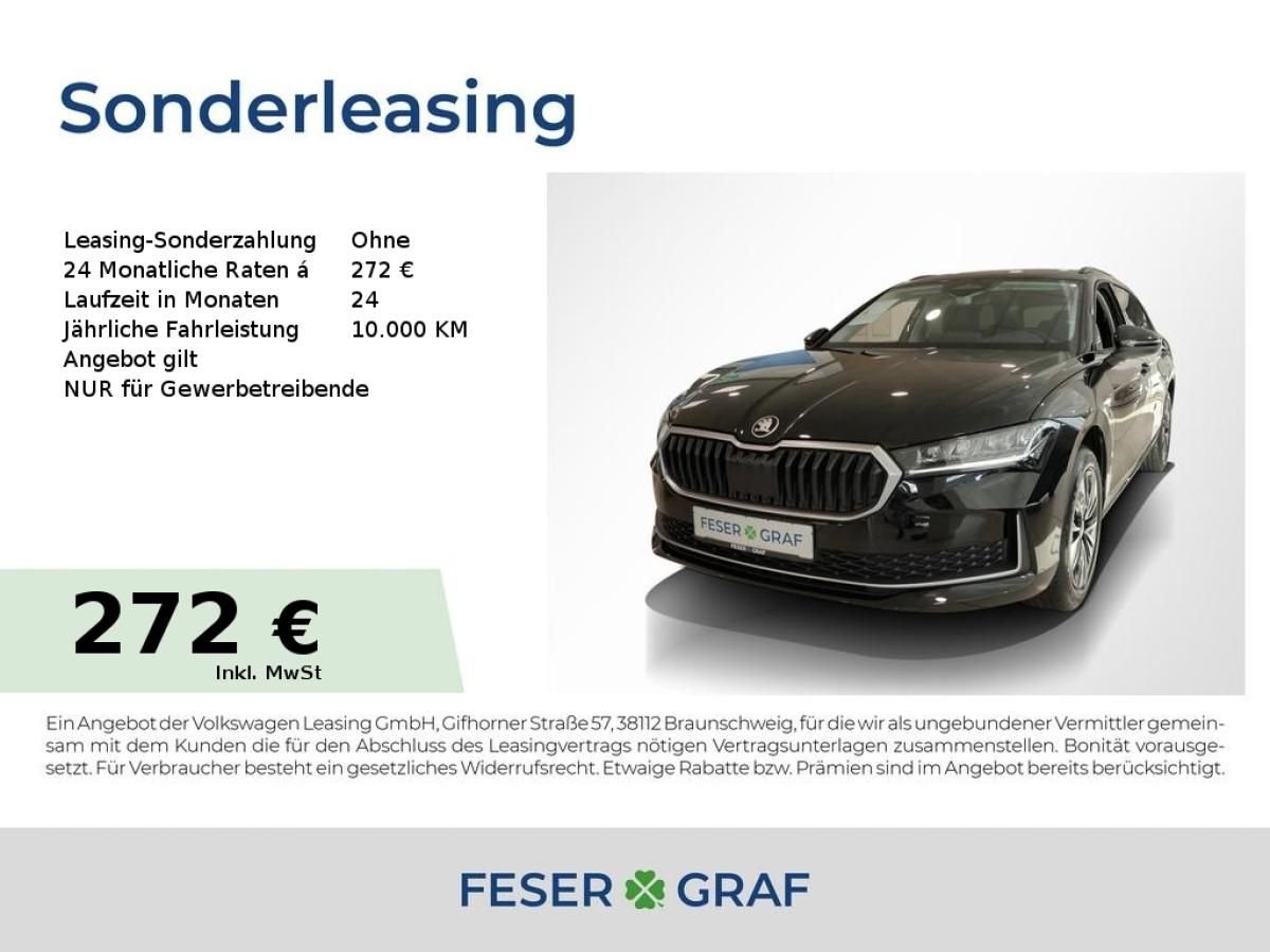 Skoda Superb Selection 2,0 TDI DSG - RFK, LED, NAVI Leasing