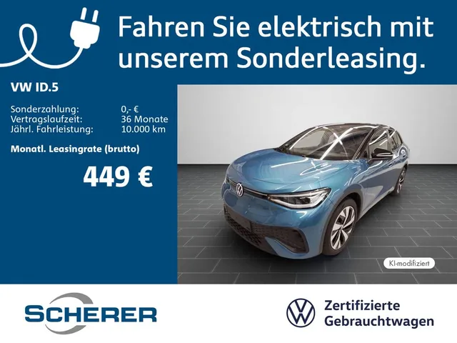 Volkswagen ID.5 Pro 77 kWh | SOH 100% | 360° | ACC | AHK |