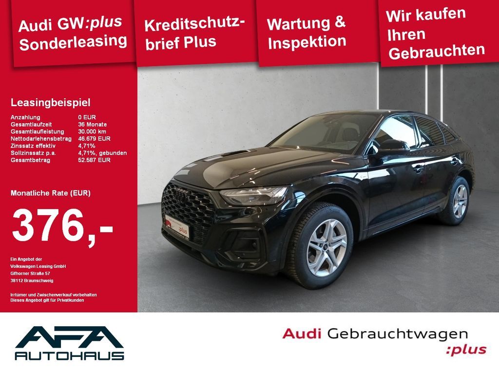 Audi Q5 Sportback 40 TFSI qu. S-Line*360°*AHK*Matrix Leasing