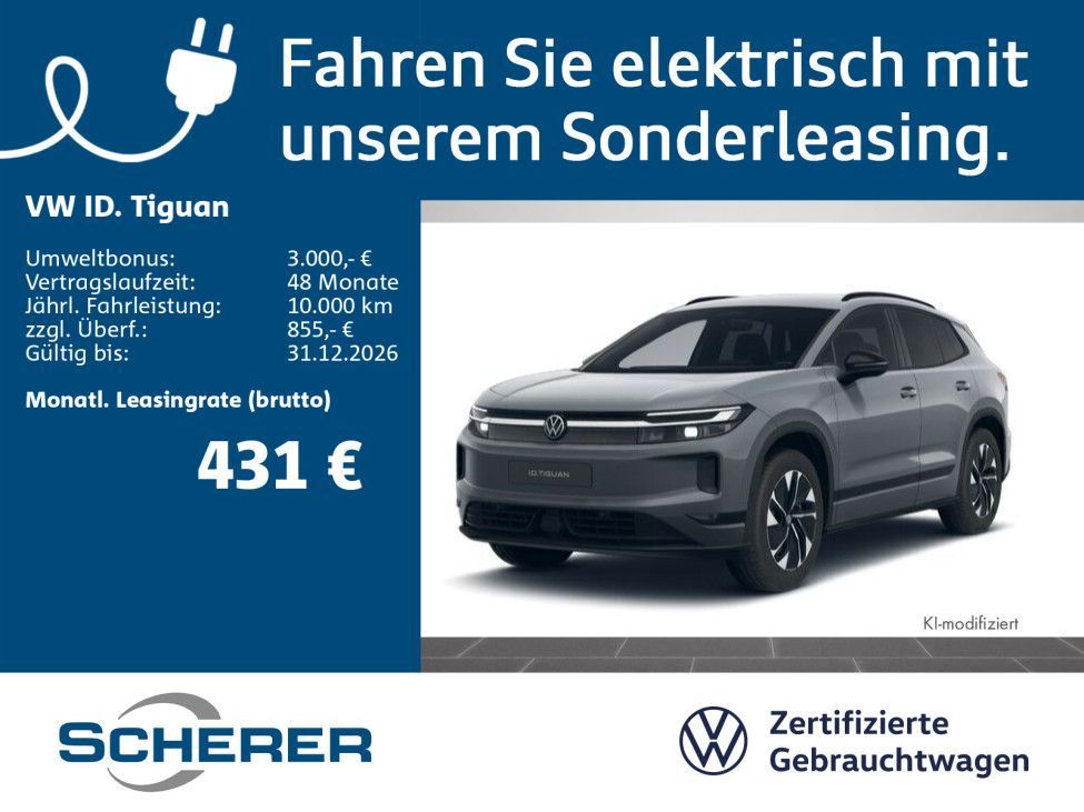Volkswagen ID. Tiguan Life 78 kwh Individuell wie Sie Leasing