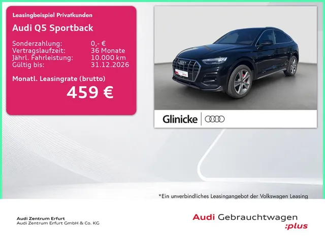 Audi Q5 Sportback 50 TFSI e quattro S-tronic Matrix N