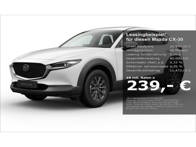 Mazda CX-30 Bestellfahrzeug Prime-Line 2WD 2,5 Skyacti Leasing