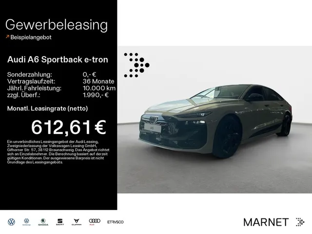 Audi A6 Sportback e-tron performance 270 kW