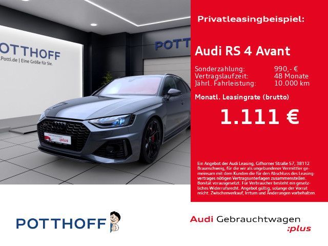 Audi RS4 Avant Q RS Competition Plus PANO AHK MATRIX Leasing