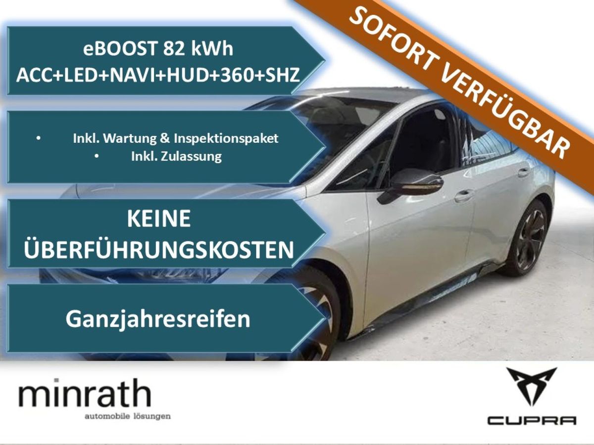 Cupra Born eBOOST 82 kWh ACC+LED+NAVI+HUD+360+SHZ Leasing