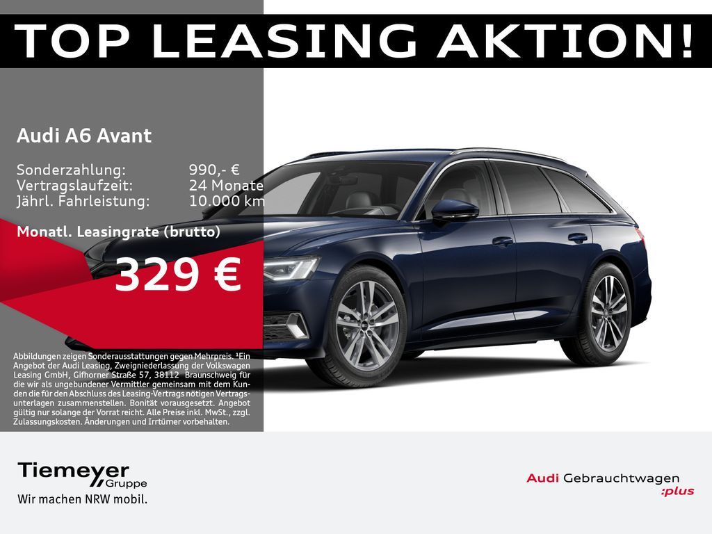 Audi A6 Avant 50 TDI Q ADVANCED MATRIX HuD AHK KAMERA Leasing