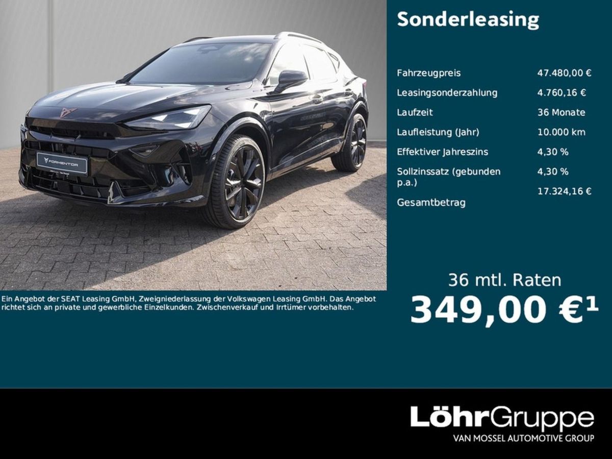 Cupra Formentor VZ 4Drive Black Edition /Pano/AHK/Navi Leasing