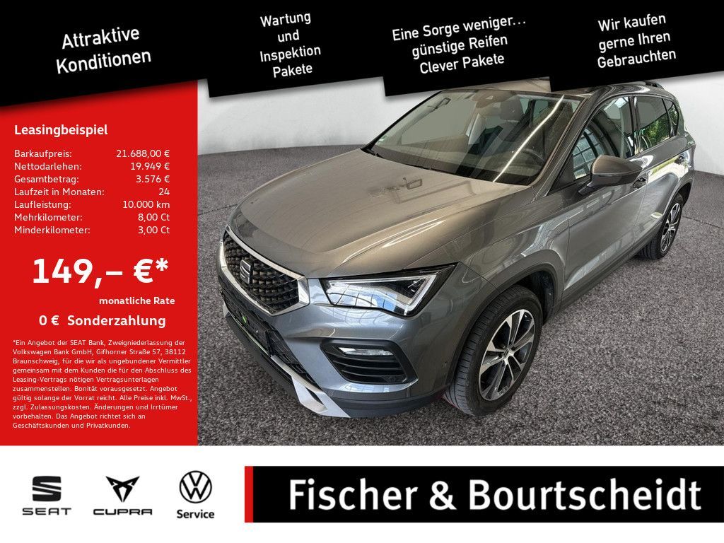 Seat Ateca 2.0 TDI Style SHZ NAVI AHK ACC FACEL. LED Leasing