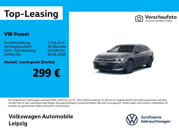 Volkswagen Passat Elegance 1.5 eHybrid DSG *DCC*AHK*IQ.Light* Leasing