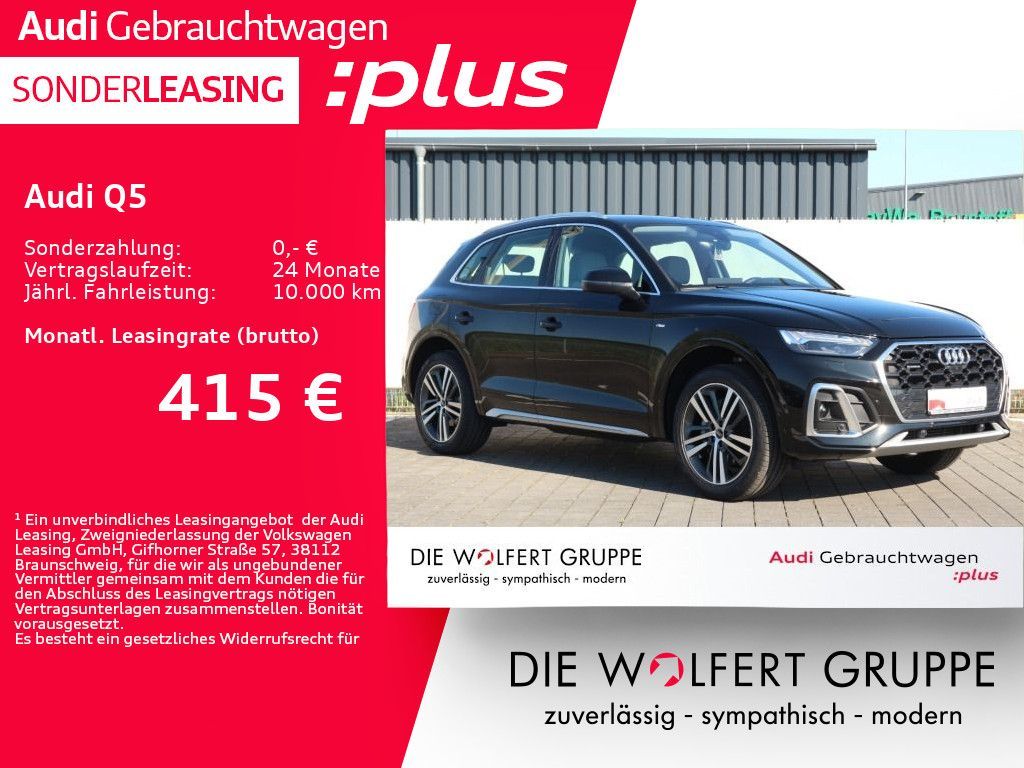 Audi Q5 S line business 50 TFSI e quattro **0,5%**ACC Leasing