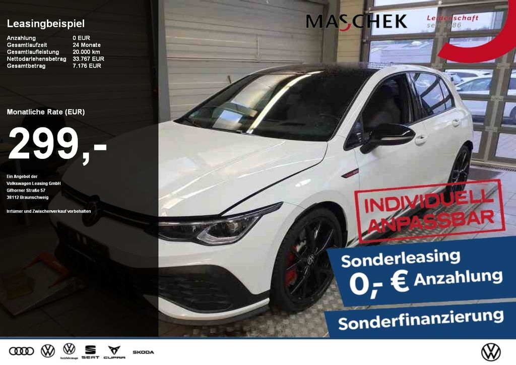 Volkswagen Golf GTI Clubsport 2.0 TSI DSG Pano HUD H&K IQLi Leasing