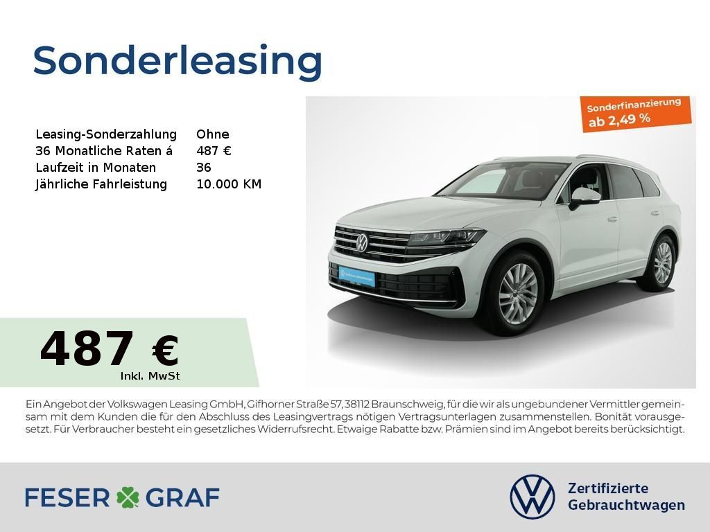 Volkswagen Touareg Elegance 3.0 TDI Navi AHK Kamera LED SiH Leasing