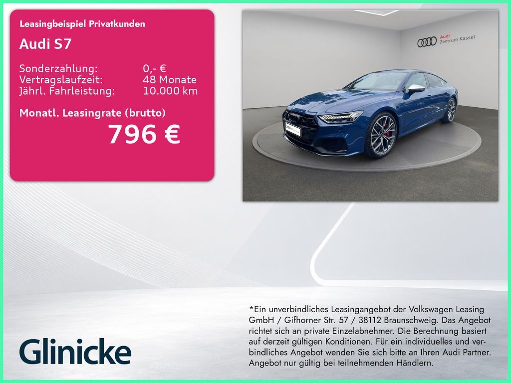 Audi S7 SB 3.0 TDI quattro Laser B&O Pano HuD 360° Leasing