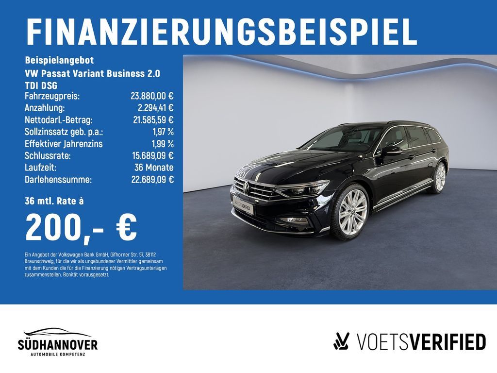 Volkswagen Passat Variant Business 2.0 TDI DSG RearView+MAT Leasing