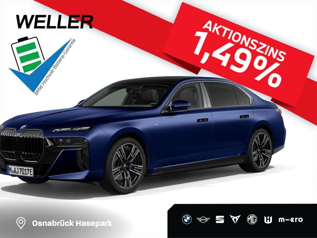 BMW i7 50 M SPORT PRO Kristall FondEnt ExecLo B&W 21 Leasing