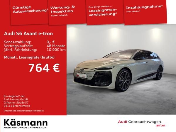 Audi S6 e-tron Avant qu MATRIX 360° HUD PANO LUFT Leasing