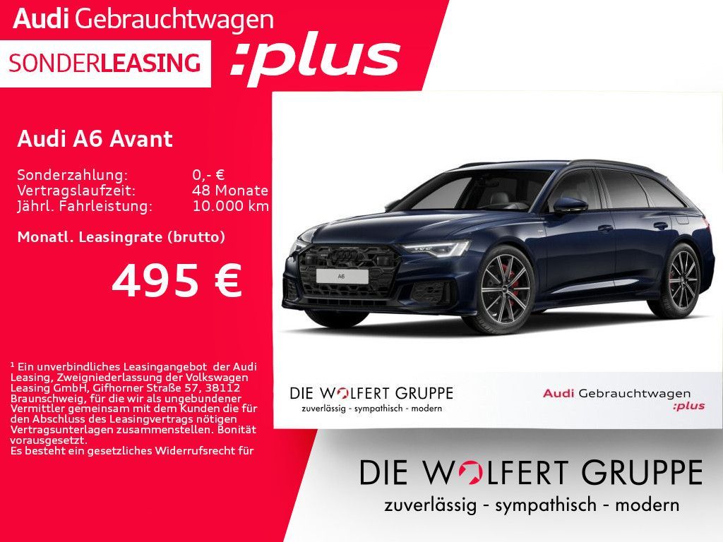 Audi A6 Avant S line 55 TFSI e quattro S tronic 0,5% Leasing