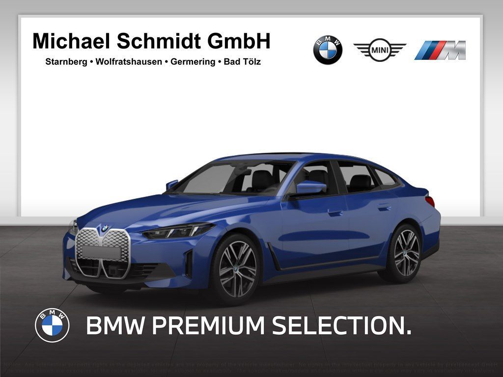 BMW i4 eDrive40 Gran Coupé 434€ netto/mtl.*M Sportpa Leasing
