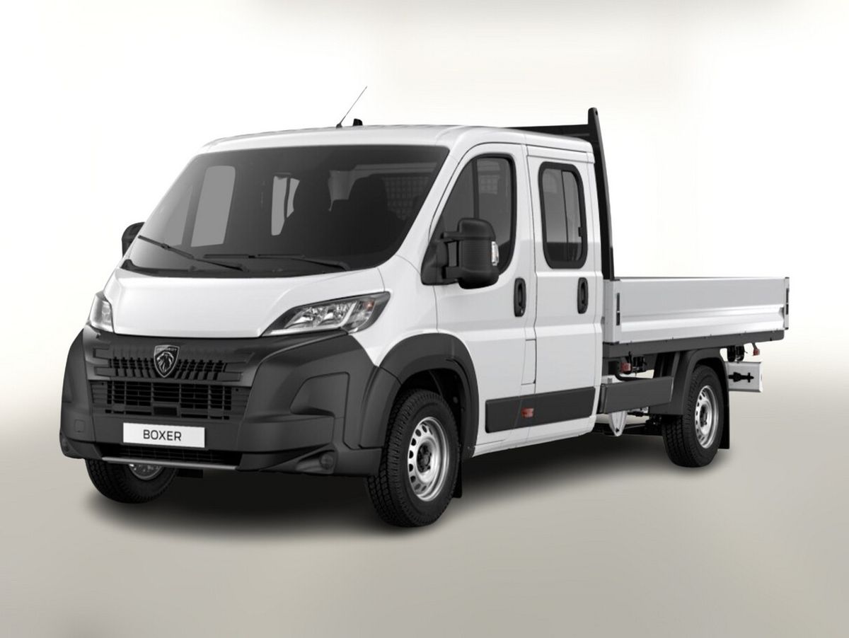 Peugeot Boxer Pritsche DoKa 435 AT L4 AHK CarP Kam Visib Gewerbeleasing Leasing
