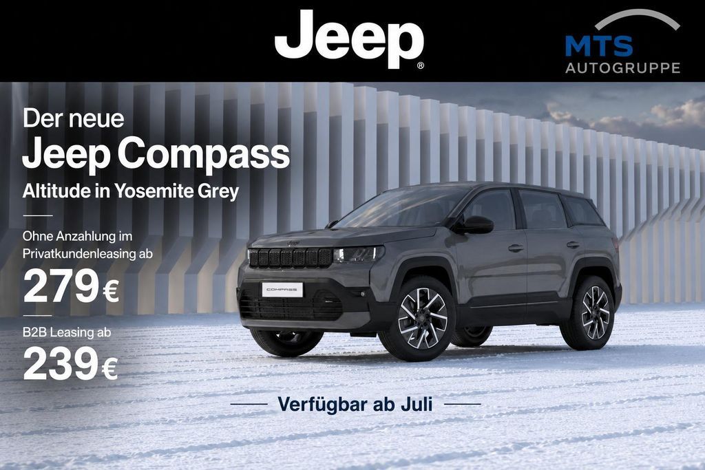 Jeep Compass 1.2 eDCT 145PS *Allwetter*Komfort*Winter Leasing