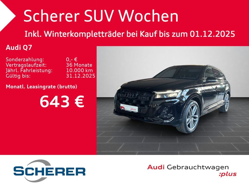Audi Q7 45 TDI Quattro/S Line/AHK/ Matrix LED Leasing