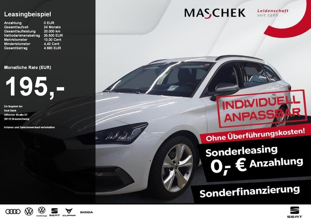 Seat Leon ST FR 1.5 TSI Sonderleasing Navi Rear View Leasing