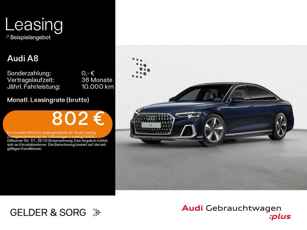 Audi A8 60 TFSIe quattro Air*Pano*360°*ACC*B&O*HuD* Leasing