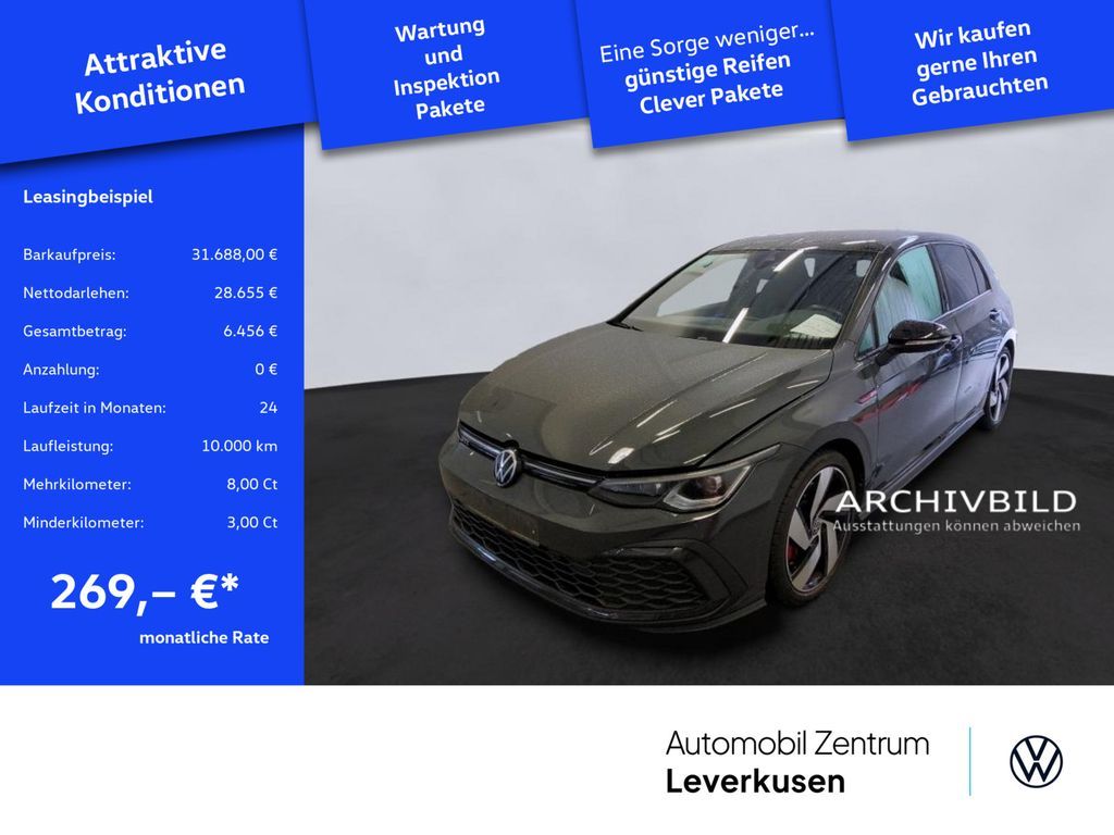 Volkswagen Golf VIII GTI DSG NAVI VIRT KAM SHZ CARPLAY LED Leasing