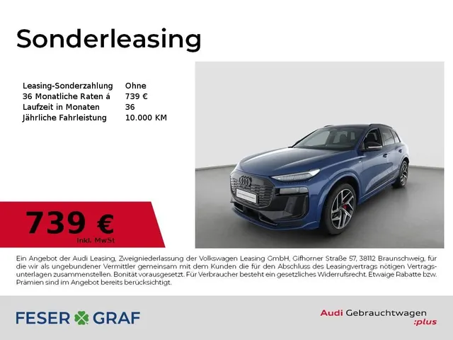 Audi Q6 S Line e-tron quattro Pano/Matrix/B&O/Wärmep.