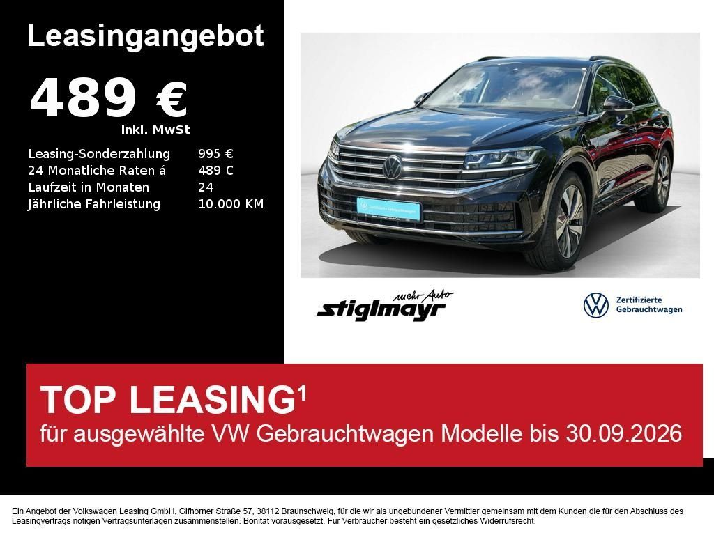 Volkswagen Touareg Elegance 4Motion 3.0 TDI +LUFT+Head-Up+ Leasing
