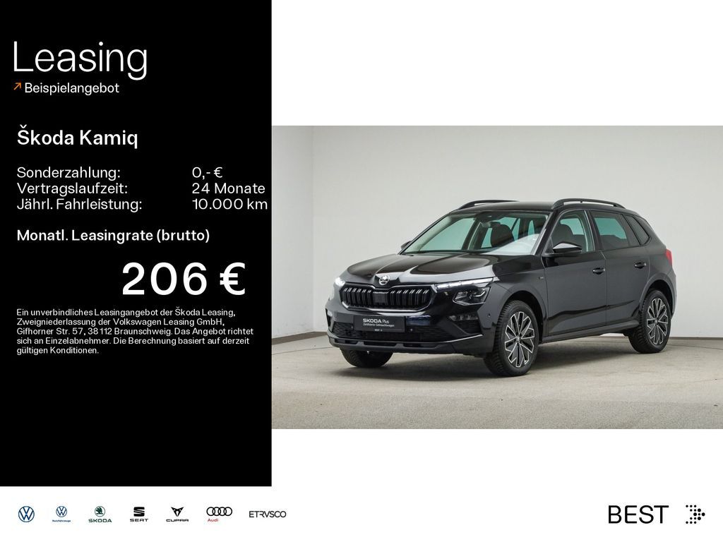 Skoda Kamiq 1.0 TSI DSG TOUR*MATRIX*AHK*KAMERA*SHZ*NAV Leasing