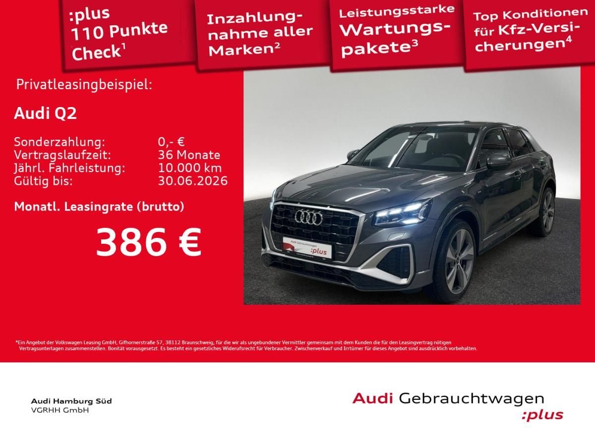 Audi Q2 35 TDI S tronic 2xS LINE/MATRIX/SONOS/AHK/NAV Leasing