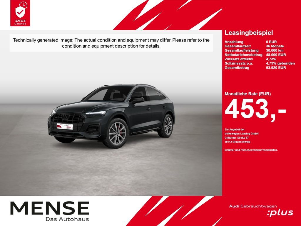 Audi Q5 Sportback 50 TFSI e quattro S tronic advanced Leasing
