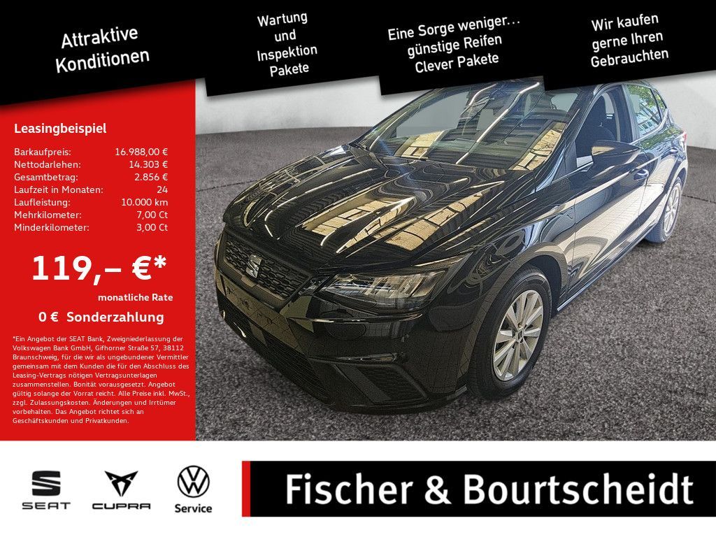 Seat Ibiza 1.0 TSI Style KLIMA PDC SHZ FACEL. LED Leasing