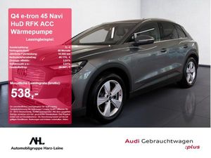 Audi Q4 e-tron 45 Navi HuD RFK ACC Wärmepumpe ACC AUT