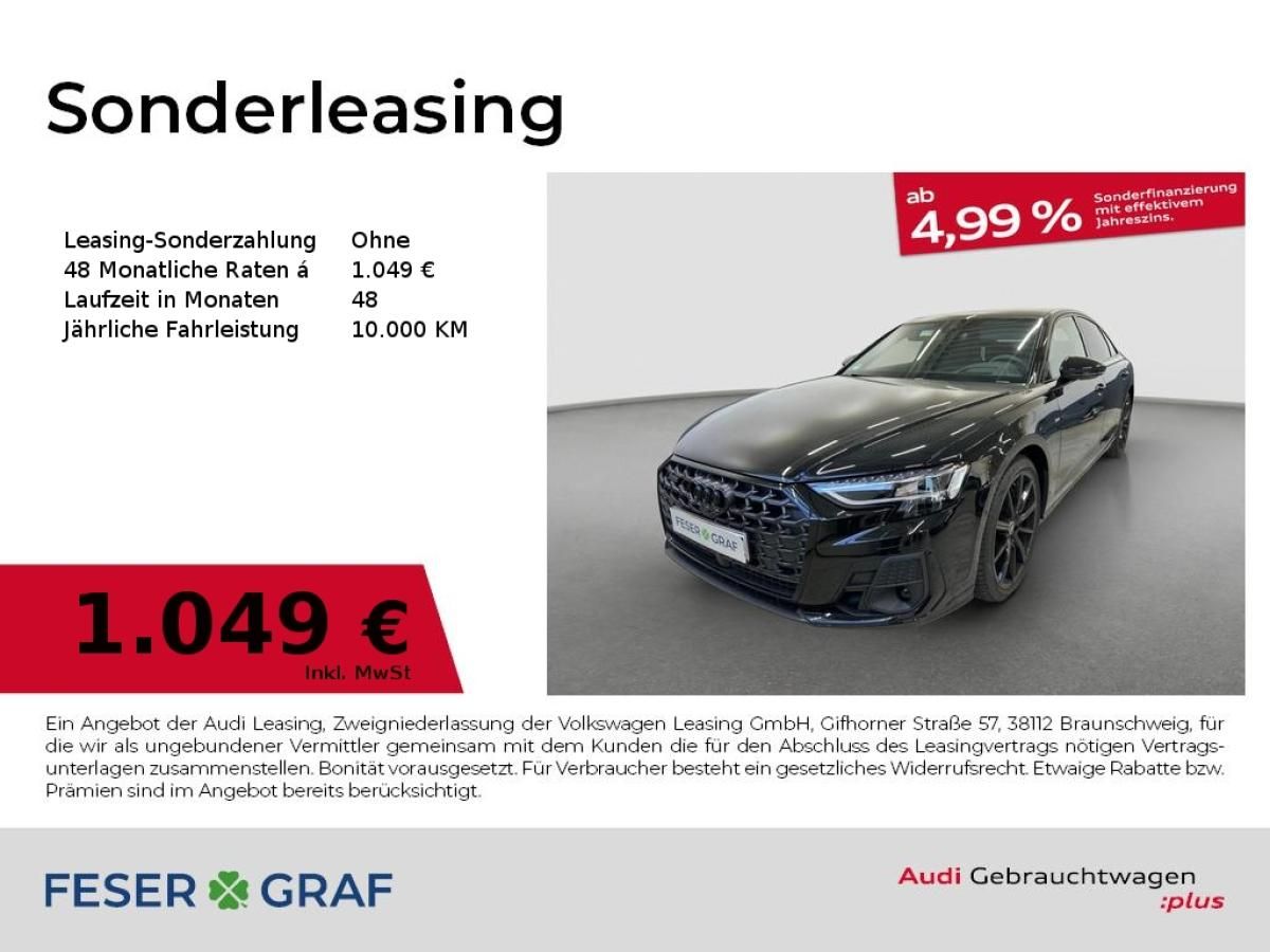 Audi A8 60 TFSI e quattro Pano Matrix AHK Navi Leasing