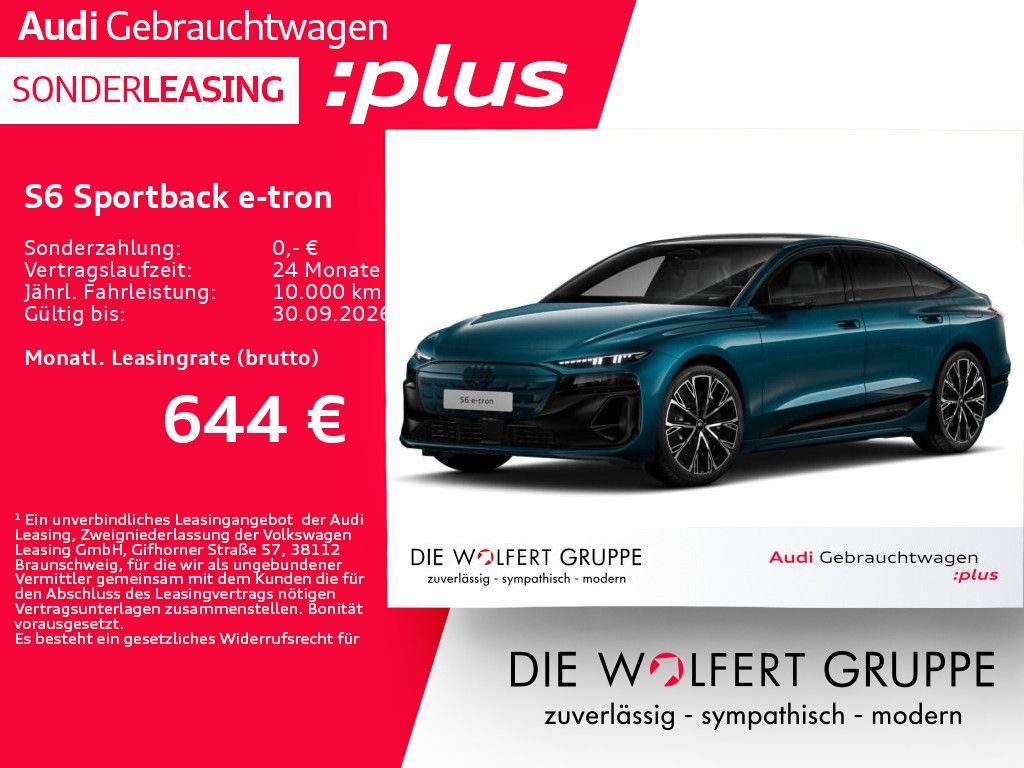 Audi S6 Sportback e-tron WINTERRÄDER*ACC*AHK*360°*B&O Leasing
