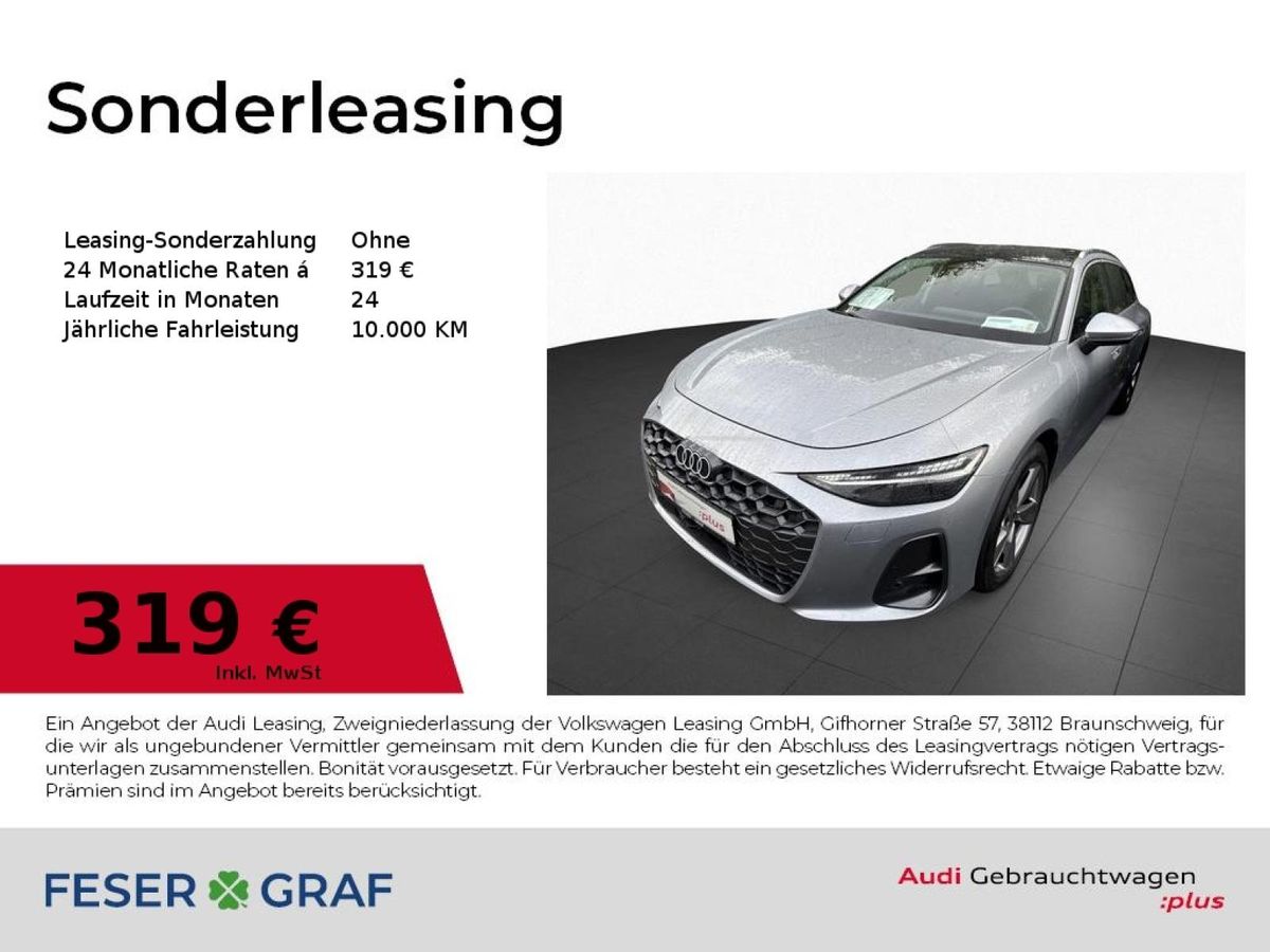 Audi A6 Avant TDI qu AHK PANO MATRIX 360° TECH PLUS Leasing