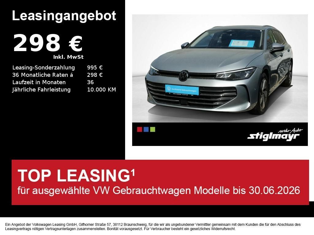 Volkswagen Passat Variant Business 1.5 eHybrid ACC+AHK+HUD+ Leasing