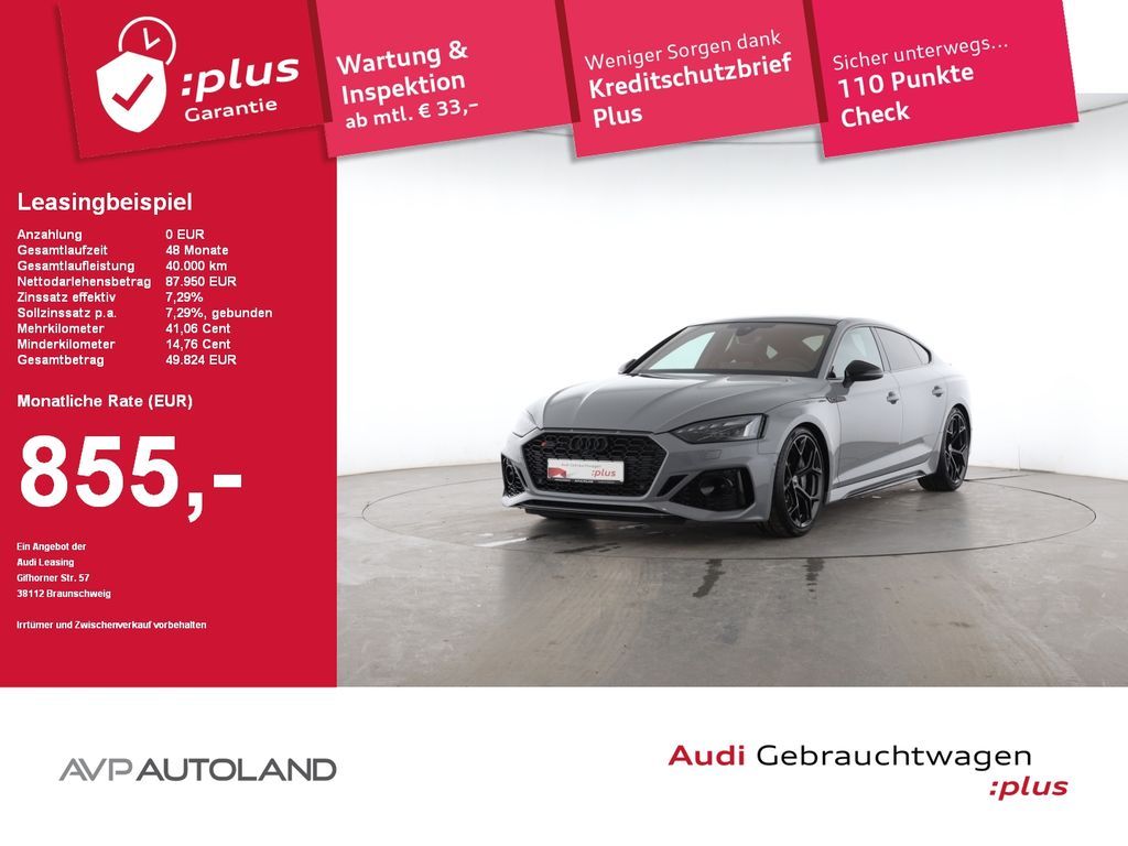 Audi RS5 Sportback TFSI quattro performance PANO Leasing