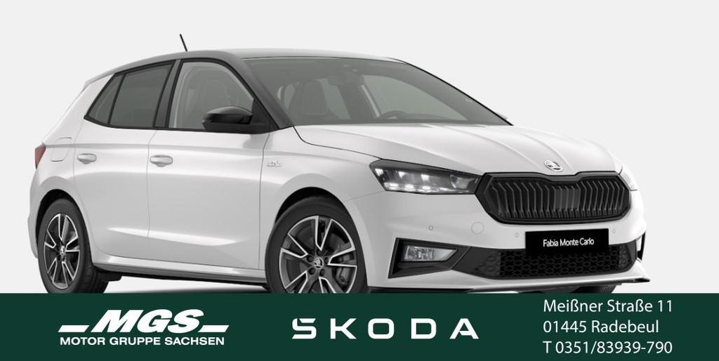 Skoda Fabia Monte Carlo 1,5 TSI 110 kW 7-Gang-DSG Leasing